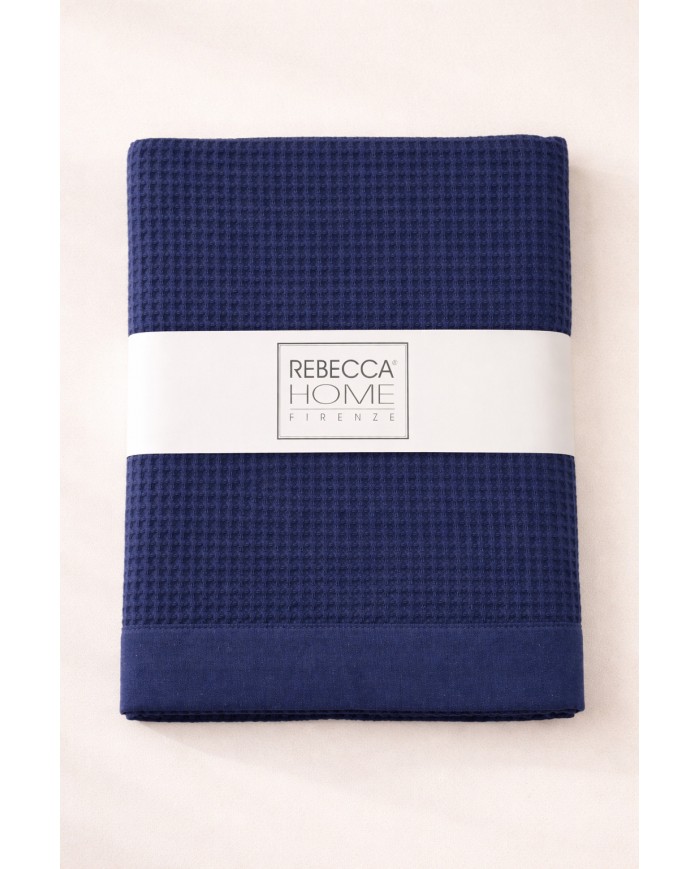 Coppia asciugamani viso + ospite 100% cotone nido d'ape Rebecca Home art. Martina