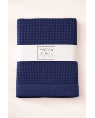 Coppia asciugamani viso + ospite 100% cotone nido d'ape Rebecca Home art. Martina