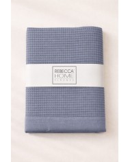 Coppia asciugamani viso + ospite 100% cotone nido d'ape Rebecca Home art. Martina