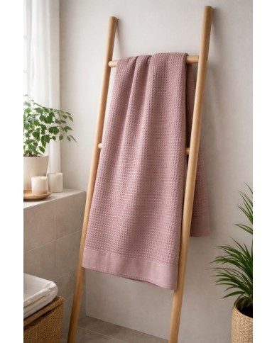 Telo da bagno 100% cotone nido d'ape Rebecca Home art. Martina