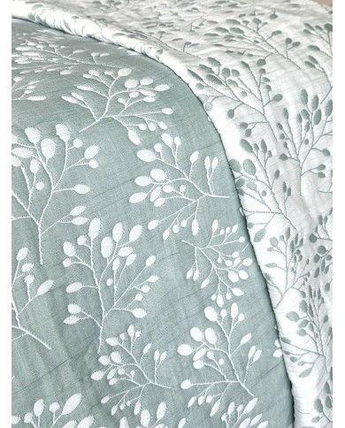 Copriletto in tessuto jacquard Corinto dis. 5