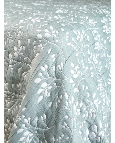 Copriletto in tessuto jacquard Corinto dis. 5