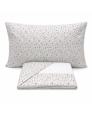 Completo lenzuola letto singolo 100% cotone Dreams art. Fiorellino