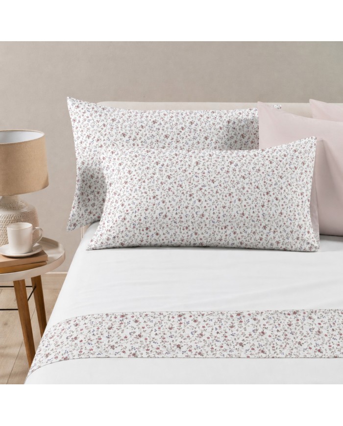 Completo lenzuola letto singolo 100% cotone Dreams art. Fiorellino