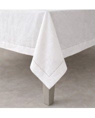 Servizio da tavola 100% lino-  orlo a giorno - Made in Italy - Creazioni Artigianali Firenze