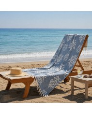 Telo mare pareo in 100% cotone jacquard art. Caraibi