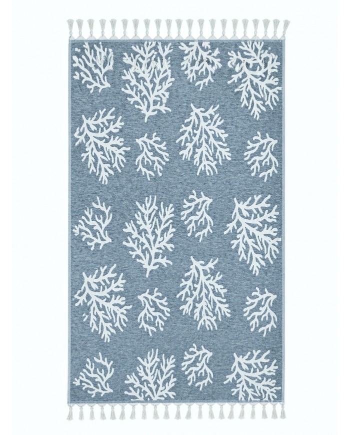 Telo mare pareo in 100% cotone jacquard art. Caraibi