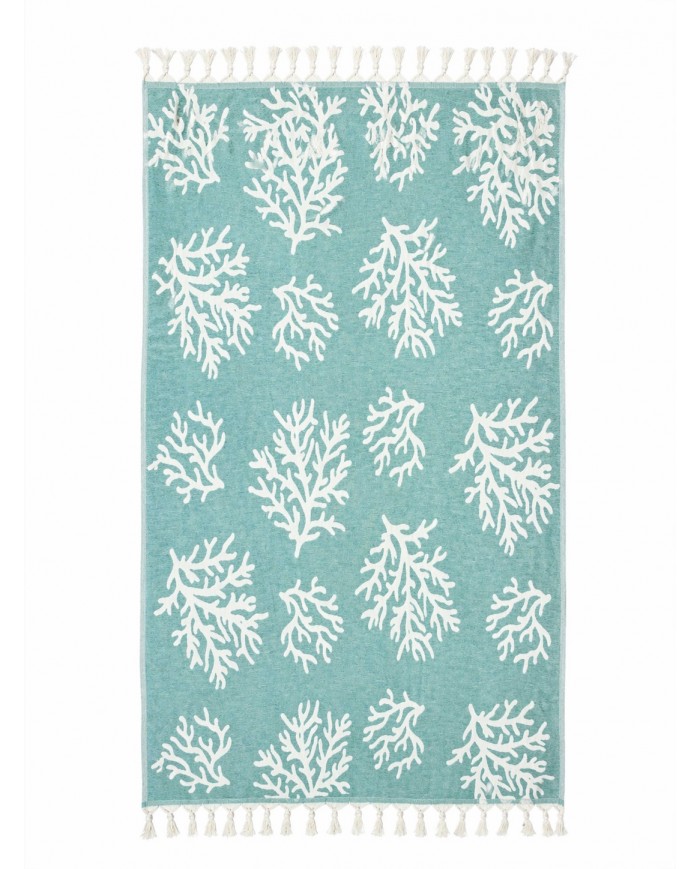 Telo mare pareo in 100% cotone jacquard art. Caraibi