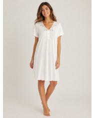 Vestaglia leggera sciallata con pizzo Toscana Lingerie art. Ivana