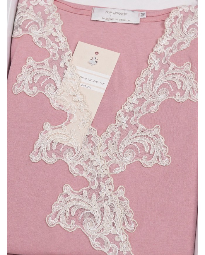 Vestaglia leggera sciallata con pizzo Toscana Lingerie art. Ivana