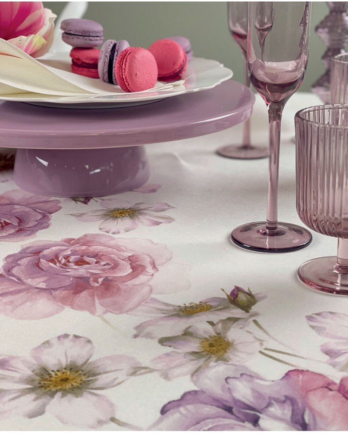 Tovaglia 12 posti in puro lino Blumarine Brook