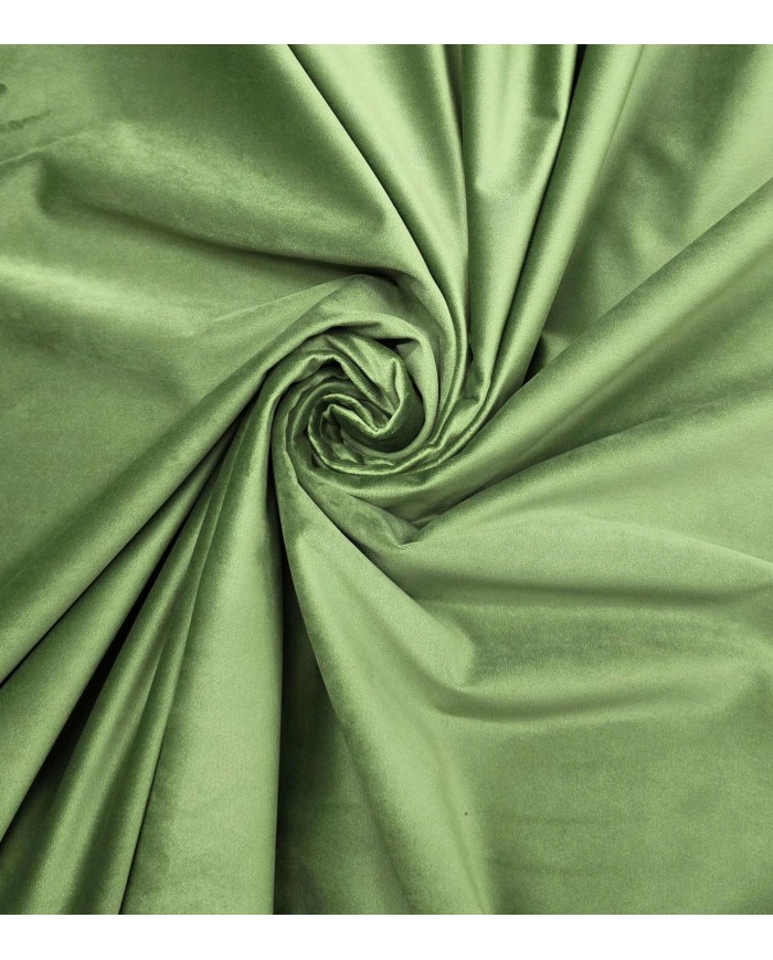 Velluto al metro altezza 300cm colore Verde Bosco 0701
