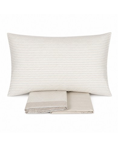 Completo lenzuola matrimoniale 100% cotone Gabel art. Ondine