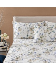 Completo lenzuola matrimoniale in percalle di puro cotone Rebecca Home art. Concept dis. 3