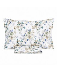 Completo lenzuola matrimoniale in percalle di puro cotone Rebecca Home art. Concept dis. 2