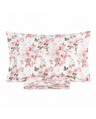 Completo lenzuola matrimoniale in percalle di puro cotone Rebecca Home art. Concept dis. 3