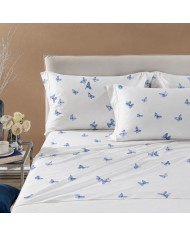 Completo lenzuola matrimoniale in percalle di puro cotone Rebecca Home art. Concept dis. 5