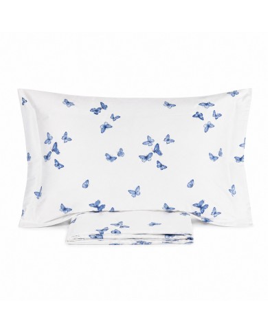 Completo lenzuola matrimoniale in percalle di puro cotone Rebecca Home art. Concept dis. 6