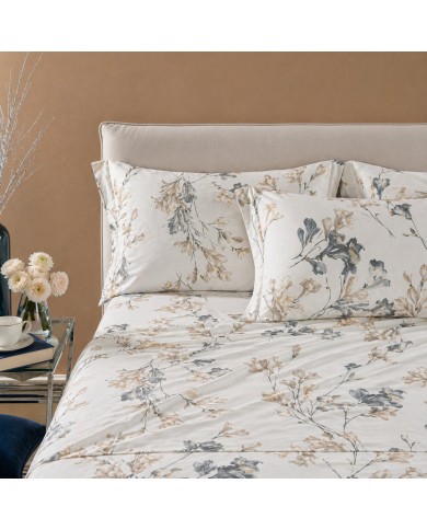 Completo lenzuola matrimoniale in percalle di puro cotone Rebecca Home art. Concept dis. 7