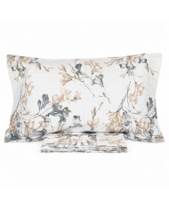 Completo lenzuola matrimoniale in percalle di puro cotone Rebecca Home art. Concept dis. 7