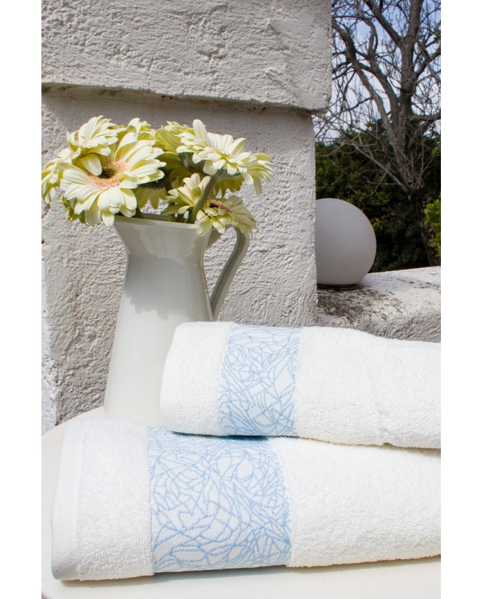 Set asciugamani spugna cotone 3+3 Neith Flavia