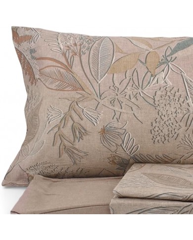 Completo lenzuola matrimoniale 100% cotone Bassetti Aster