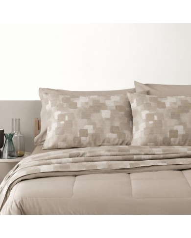 Completo lenzuola matrimoniale 100% cotone Bassetti Gaming