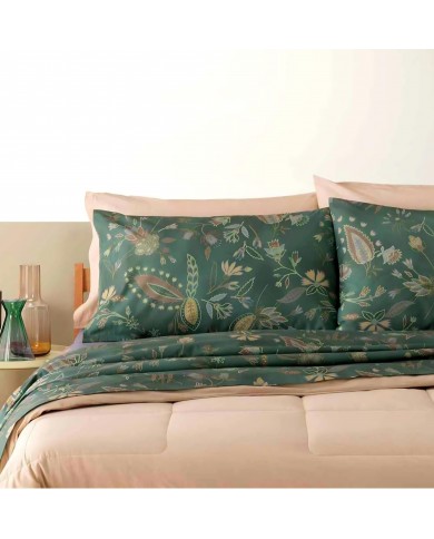 Completo lenzuola matrimoniale 100% cotone Bassetti Sikar