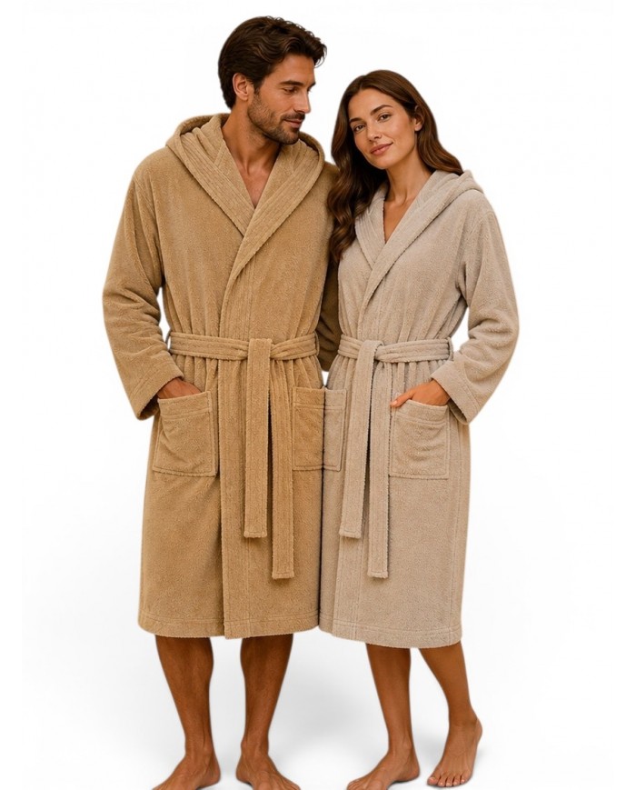 Accappatoio compatto microspugna 100% cotone Neith Denis