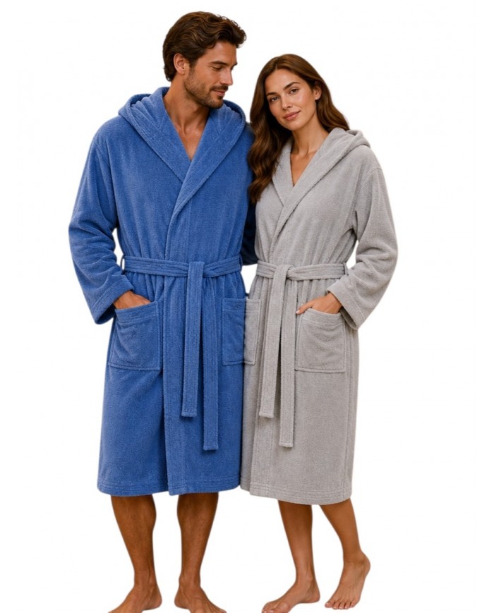 Accappatoio compatto microspugna 100% cotone Neith Denis