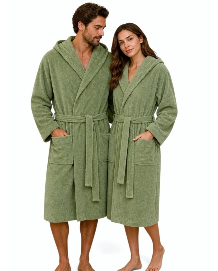 Accappatoio compatto microspugna 100% cotone Neith Denis