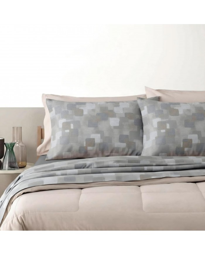 Completo lenzuola piazza e mezza 100% cotone Bassetti Gaming