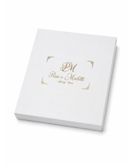 Set di 3 centri 100% lino e merletto art. Rebecca