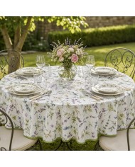 Tovaglia TONDA Dreams Fiori di Campo - MADE IN ITALY