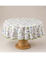 Tovaglia TONDA Dreams Fiori di Campo - MADE IN ITALY