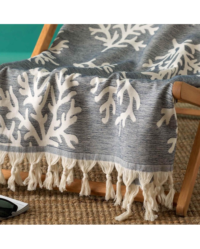 Telo mare pareo in 100% cotone jacquard art. Caraibi