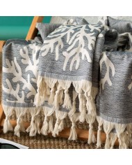 Telo mare pareo in 100% cotone jacquard art. Caraibi