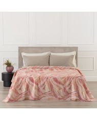 Copriletto letto singolo in piquet Lenia
