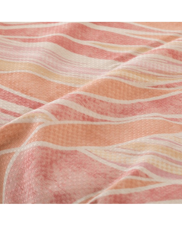 Copriletto letto singolo in piquet Lenia