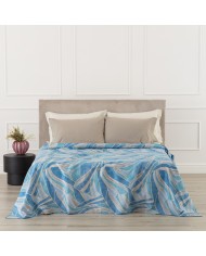 Copriletto letto singolo in piquet Lenia