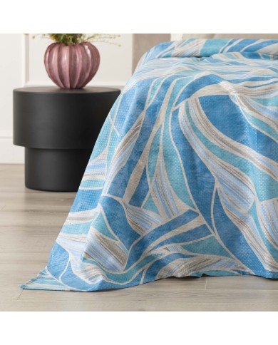 Copriletto letto singolo in piquet Lenia