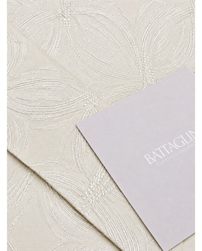 Coordinato copriletto e completo lenzuola matrimoniale Battaglia Classico Italiano Charlie