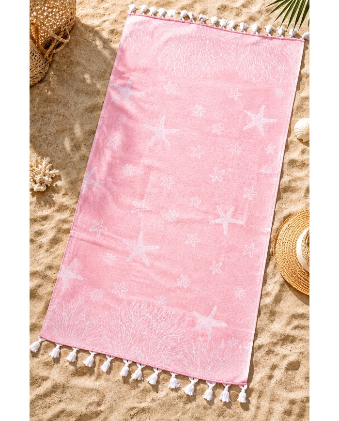 Telo mare 100% cotone retro in microspugna Canarie