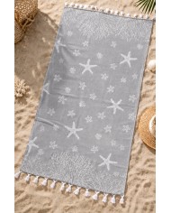 Telo mare 100% cotone retro in microspugna Canarie