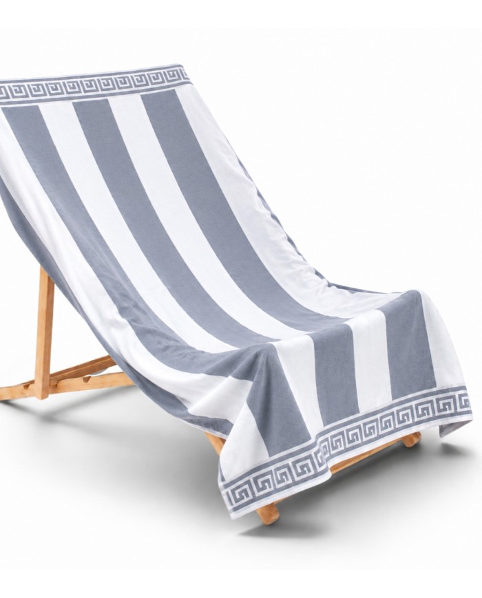 Telo mare in spugna 100% cotone Greca by Lovely Home