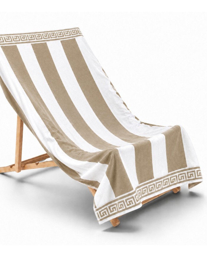 Telo mare in spugna 100% cotone Greca by Lovely Home