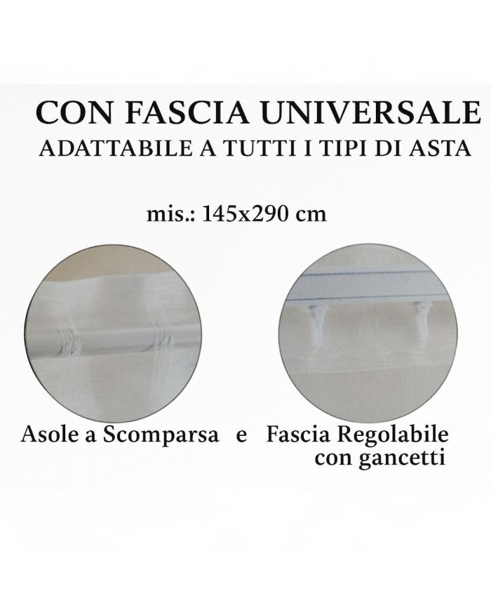 Pannello Tenda con fascia universale Jamila