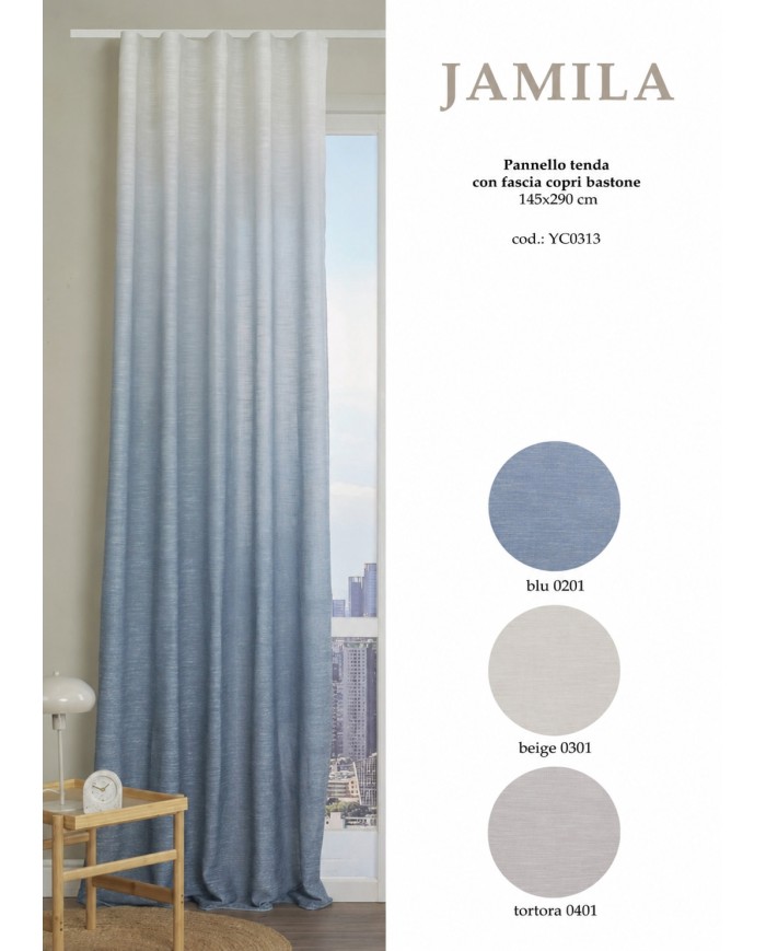 Pannello Tenda con fascia universale Jamila