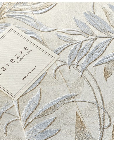 Copriletto matrimoniale in raso jacquard Carezze art. Gioia