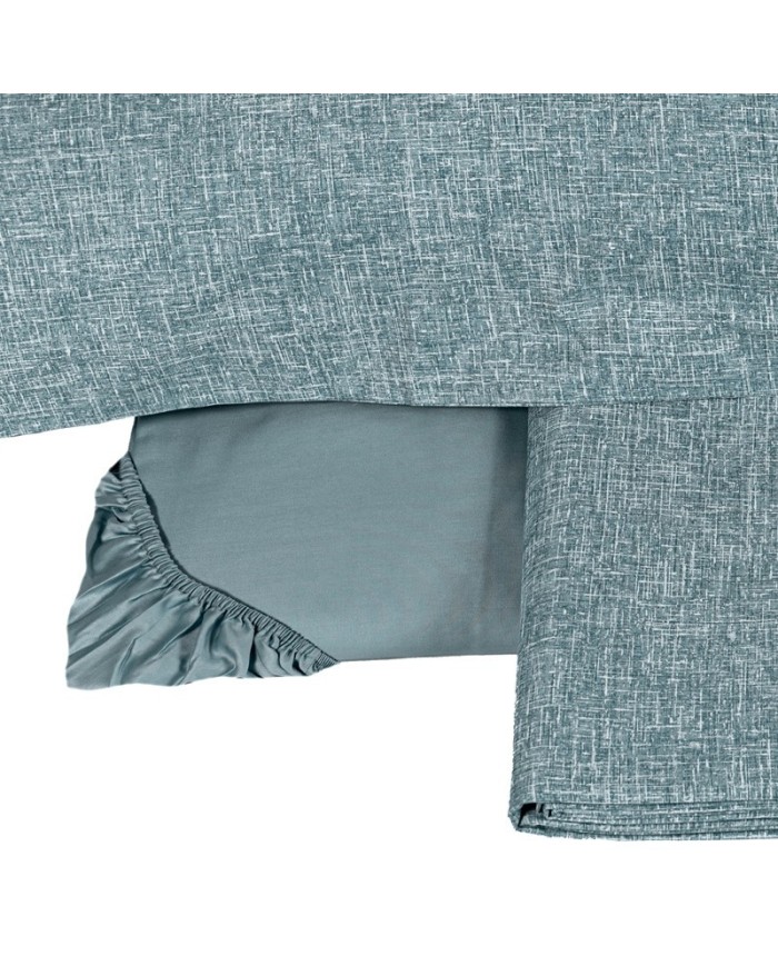 Completo lenzuola Fazzini Baco in raso di puro cotone